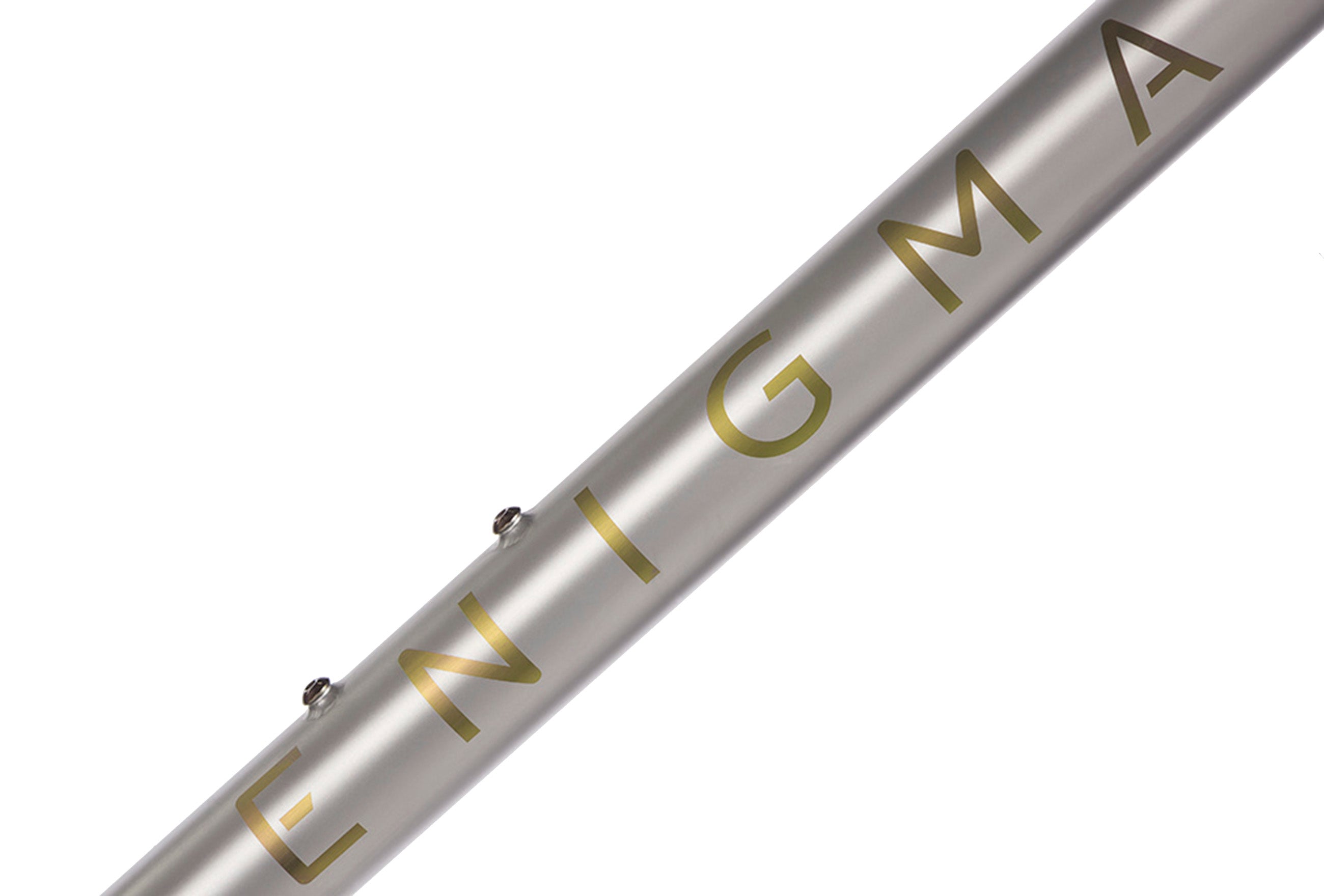 Enigma Ti Finsihes - Satin Bead finish with Anodised Logos - Gold