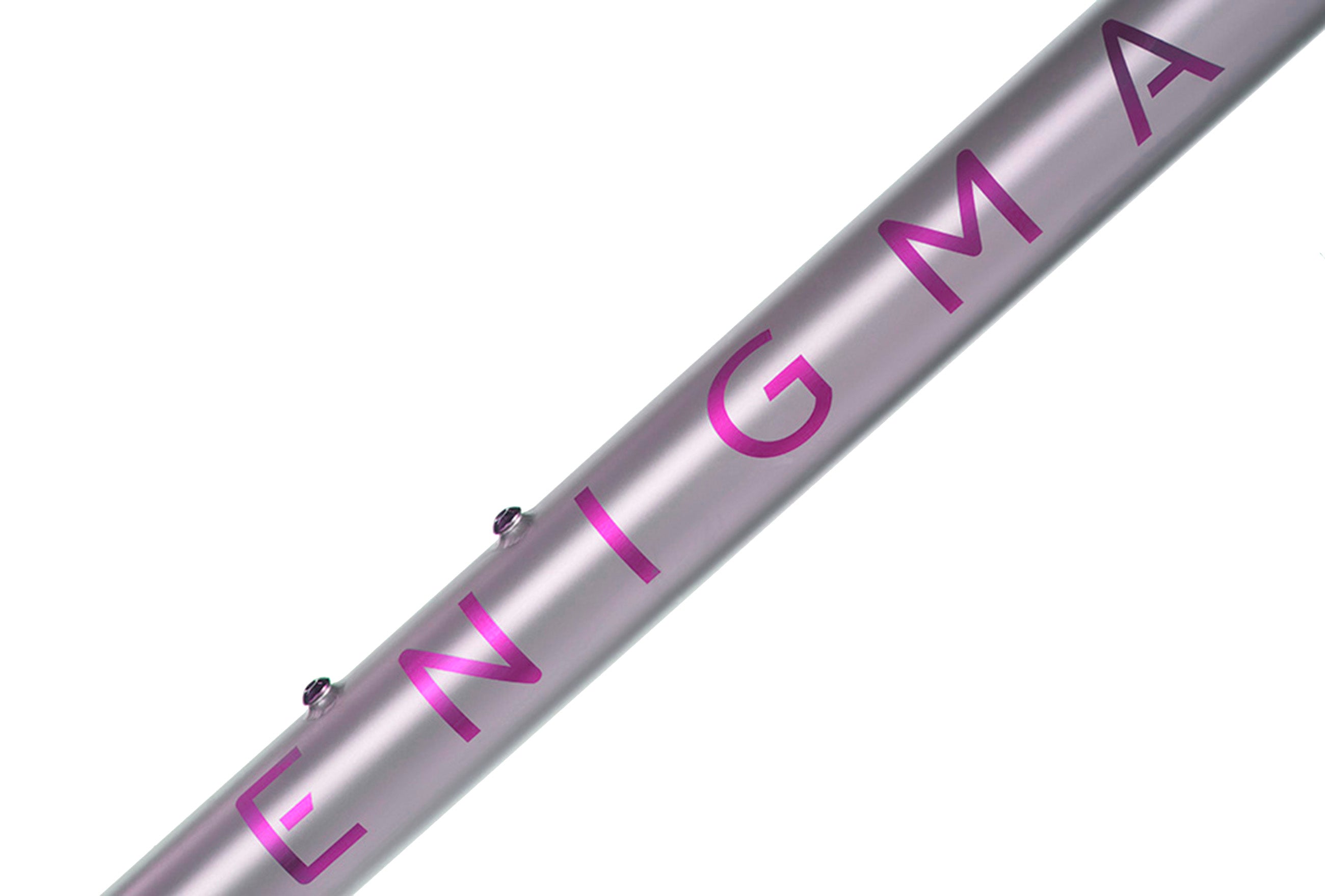 Enigma Ti Finsihes - Satin Bead finish with Anodised Logos - Pink