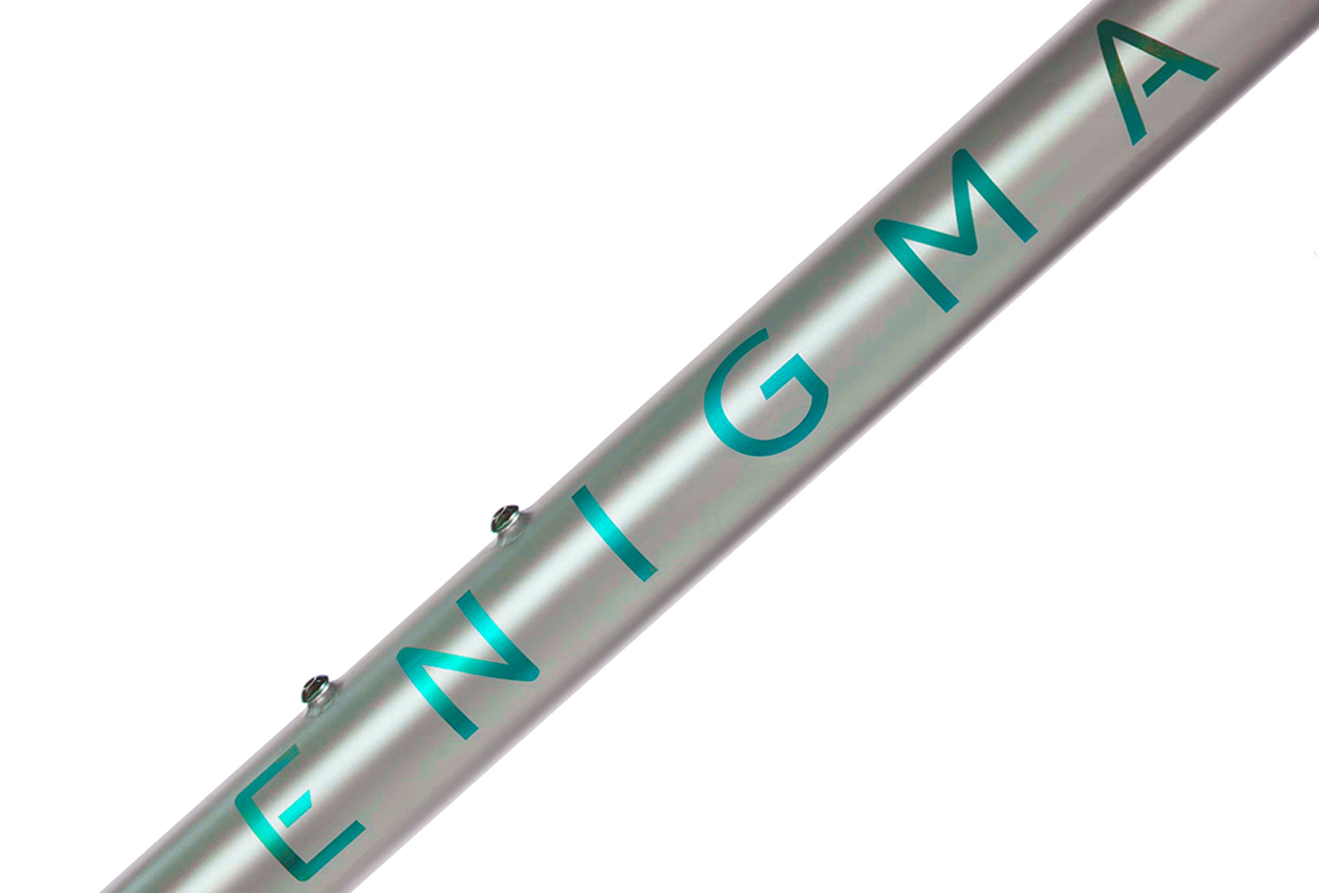 Enigma Ti Finsihes - Satin Bead finish with Anodised Logos - Turquoise