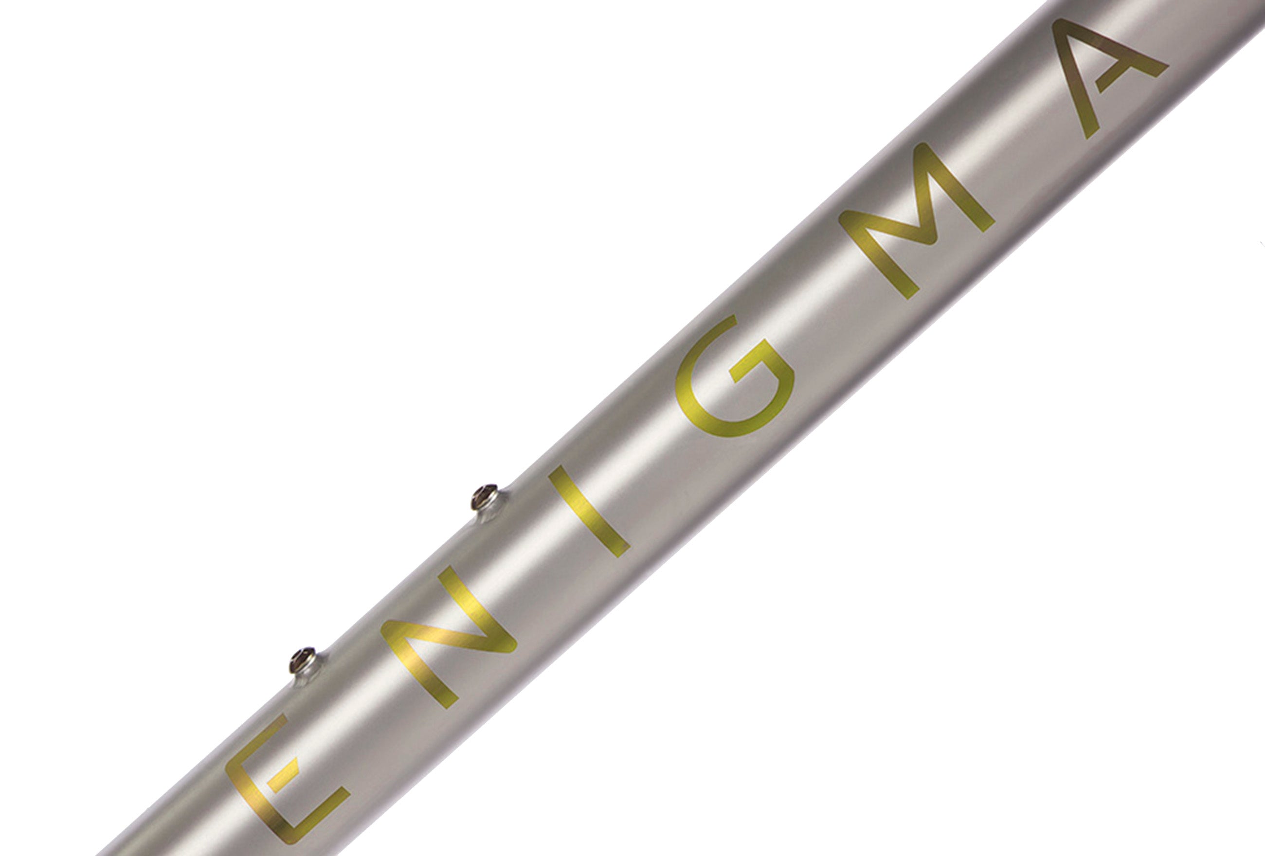 Enigma Ti Finsihes - Satin Bead finish with Anodised Logos - Yellow