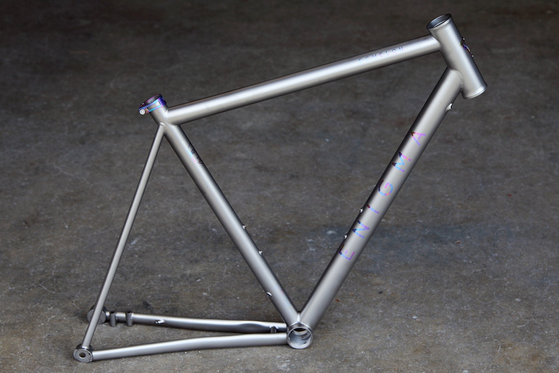 F15 Echelon Titanium Road Frame Size 56cm Enigma Bicycle Works