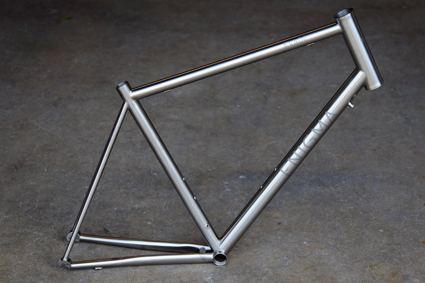 Frame Getting Used To A Road Bike F9 Evade Titanium Road Frame