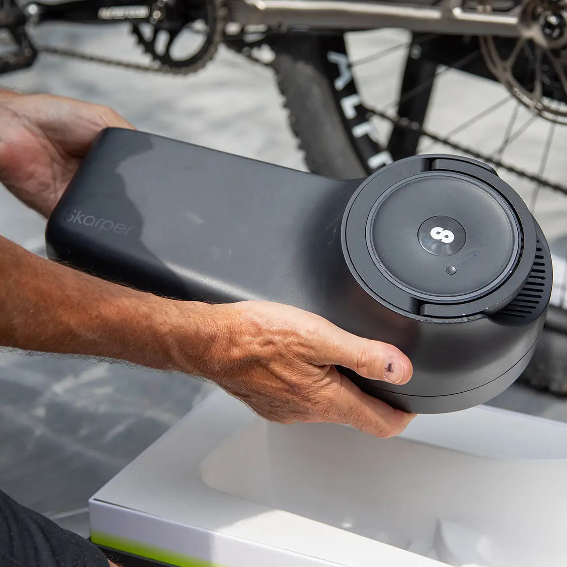 Removable Skarper electric bicycle drive