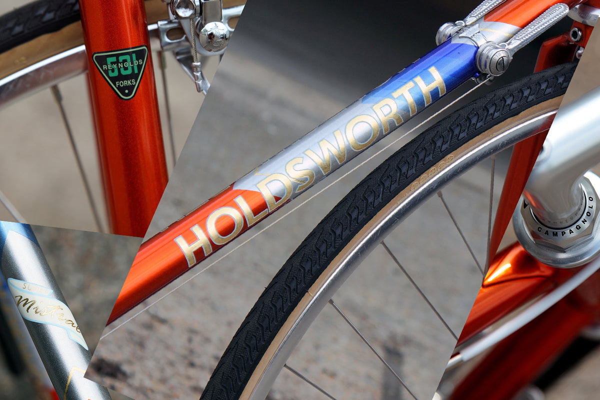 Fully restored 50-year-old Holdsworth bike with custom paint by Enigma Paintworks