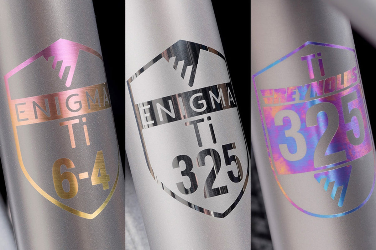 Enigma Titanium Tubing Badges