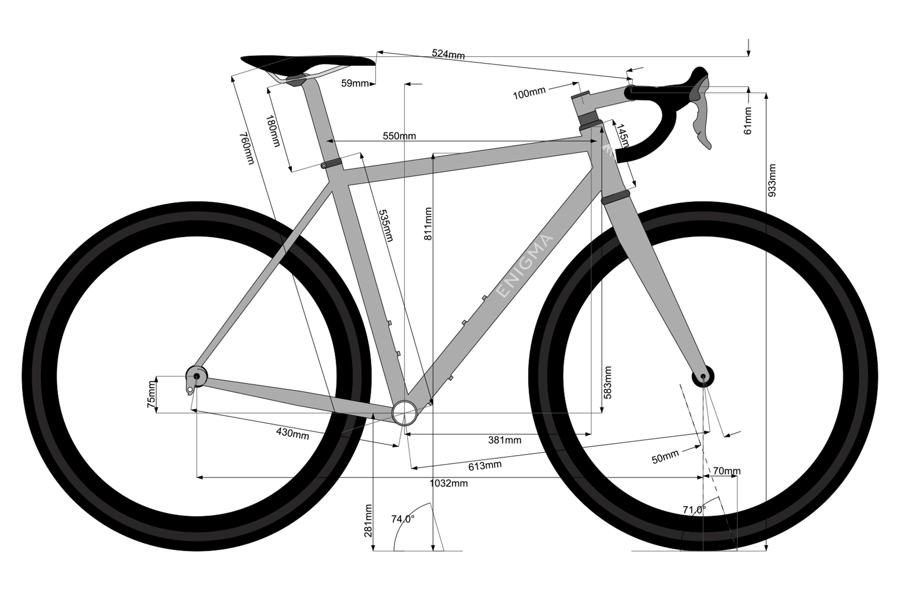 Bike discount size 55cm