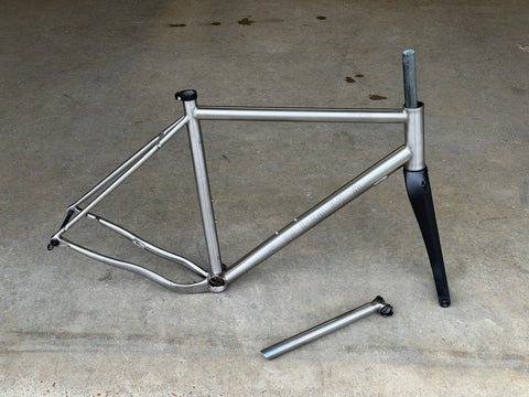 Edge Mk1 Titanium Gravel Frame | Size 56cm