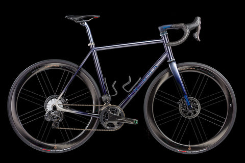 #B26 Eikon Painted Titanium Road Bike | Size 55cm