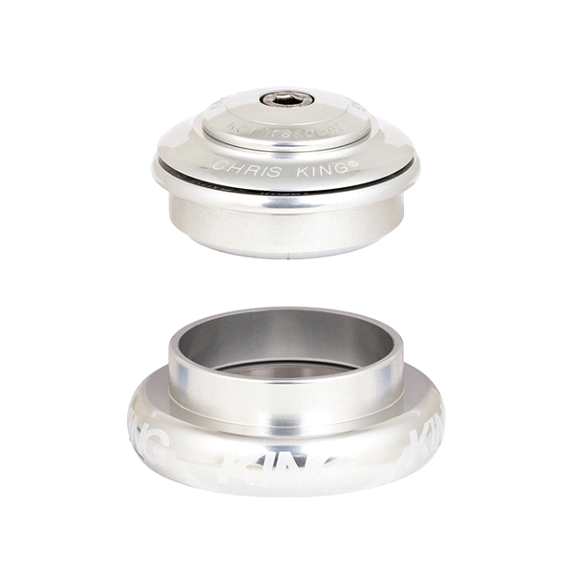 パーツ CHRIS KING HEDSET Inset7 Silver INSET 7 Headset – Enigma Bicycle Works